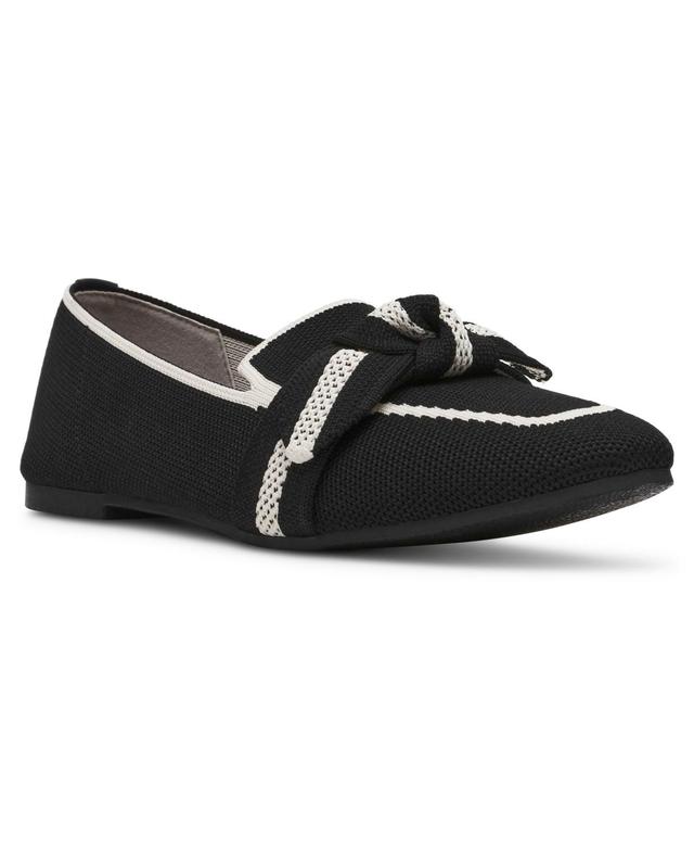 Anne Klein Womens Teryn Knit Knotted Bow Loafers Product Image