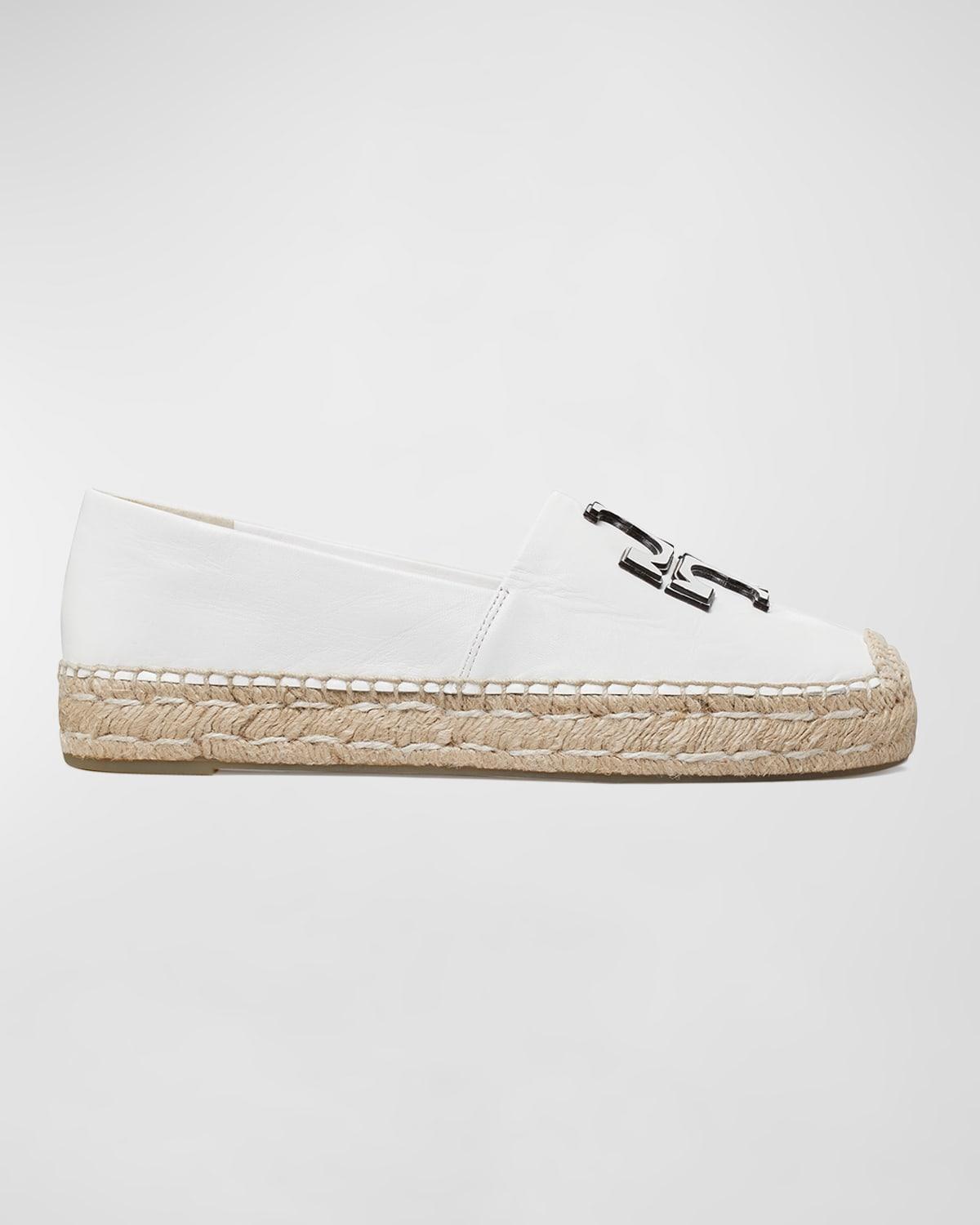 Ines Leather Logo Espadrilles Product Image