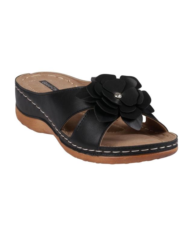 Gc Shoes Womens Joy Flower Rosette Comfort Sandals Product Image