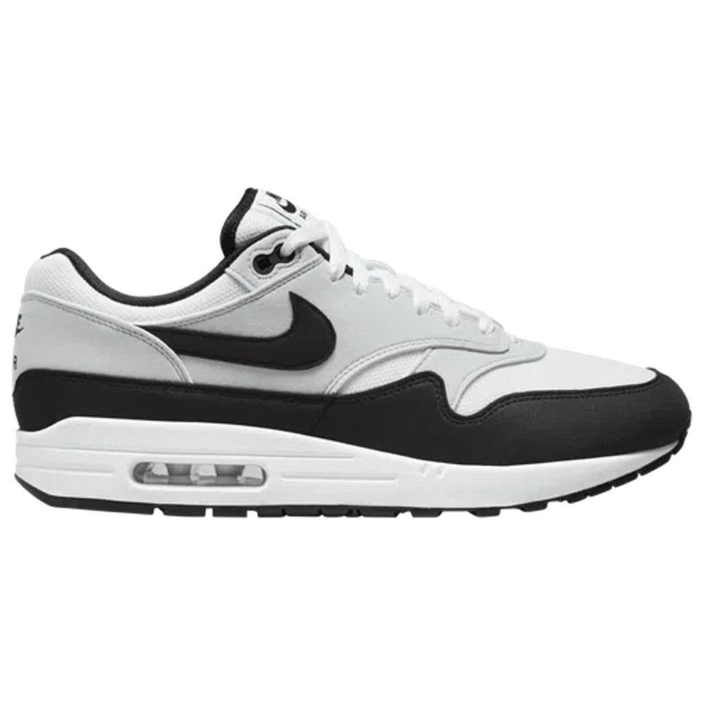 Nike Mens Nike Air Max 1 - Mens Running Shoes White/Black Product Image