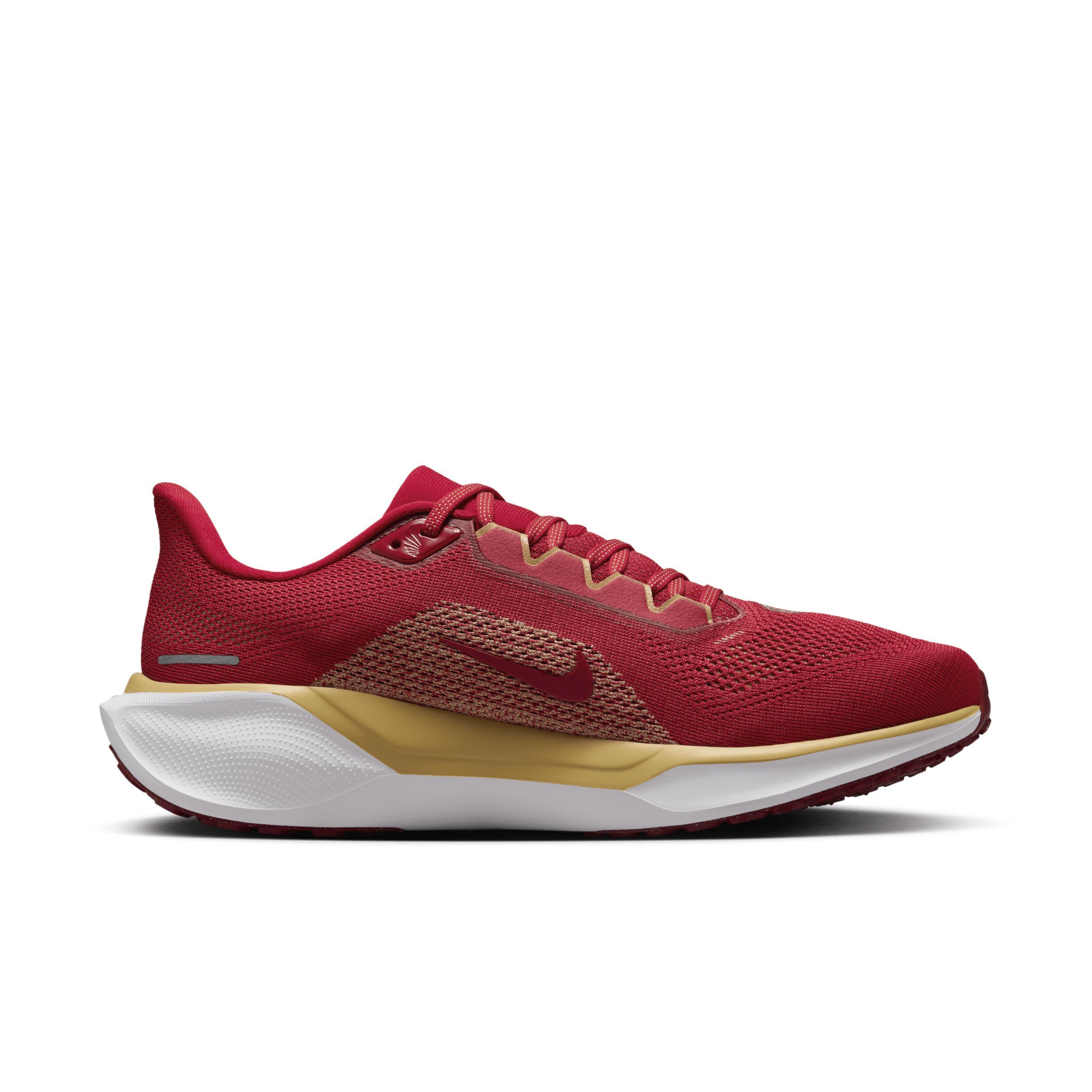 Nike Men's Pegasus 41 NFL San Francisco 49ers Road Running Shoes Product Image