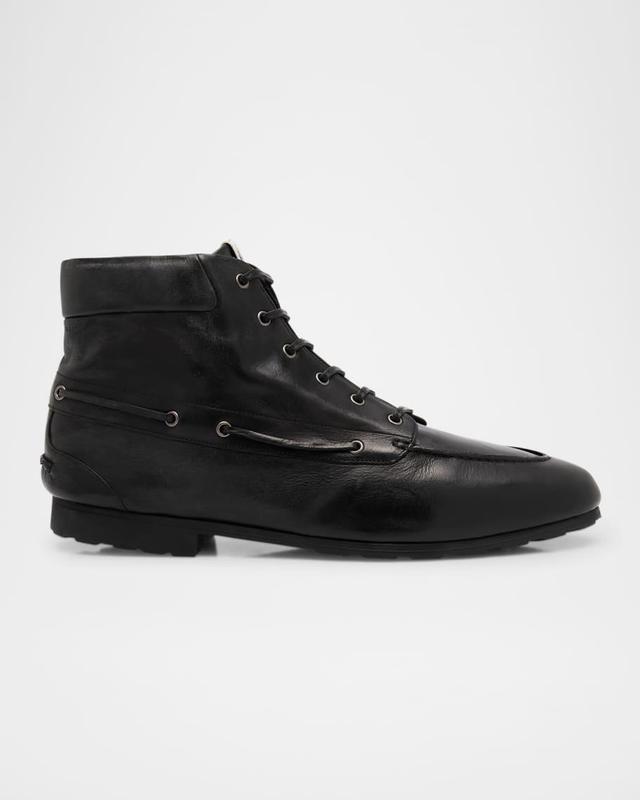 Men's Paphos Leather Lace-Up Boots Product Image