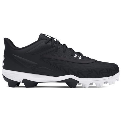 Under Armour Mens Under Armour Leadoff Low RM 3.0 - Mens Baseball Shoes Black/White/Black Product Image