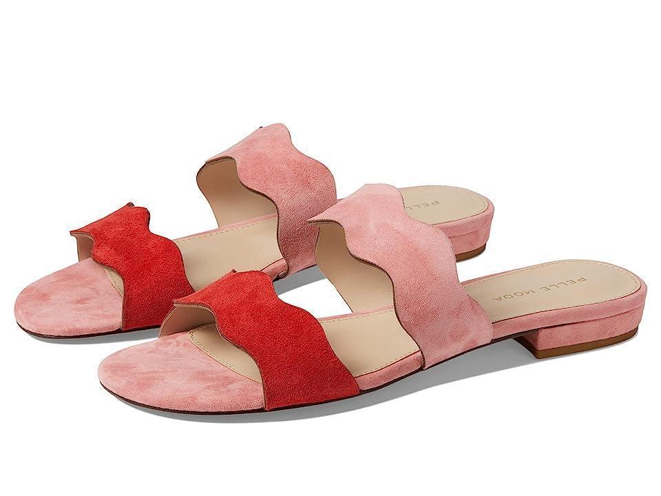 Pelle Moda Betia Slide Sandal in Flame/Flamingo at Nordstrom, Size 8 Product Image