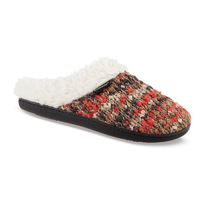 Womens Isotoner Chunky Sweater Knit Amanda Hoodback Slippers Product Image