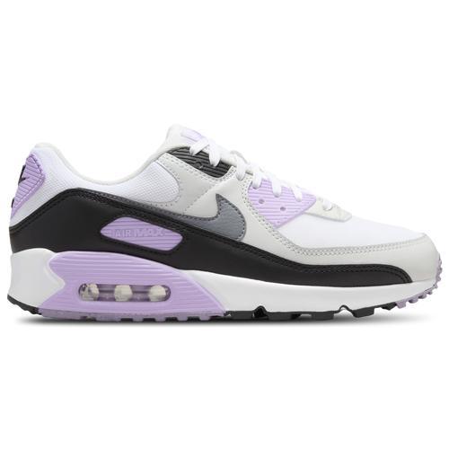 Nike Air Max 90 - Womens Shoes White/Cool Grey/Lilac Product Image