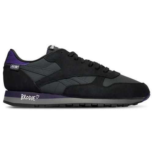 Reebok Mens Reebok AEW Classic Leather Brodie - Mens Running Shoes Product Image