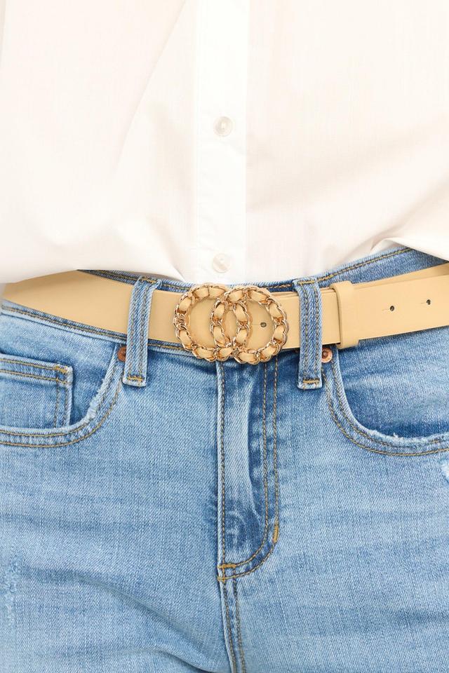 What They All Say Beige Belt Product Image