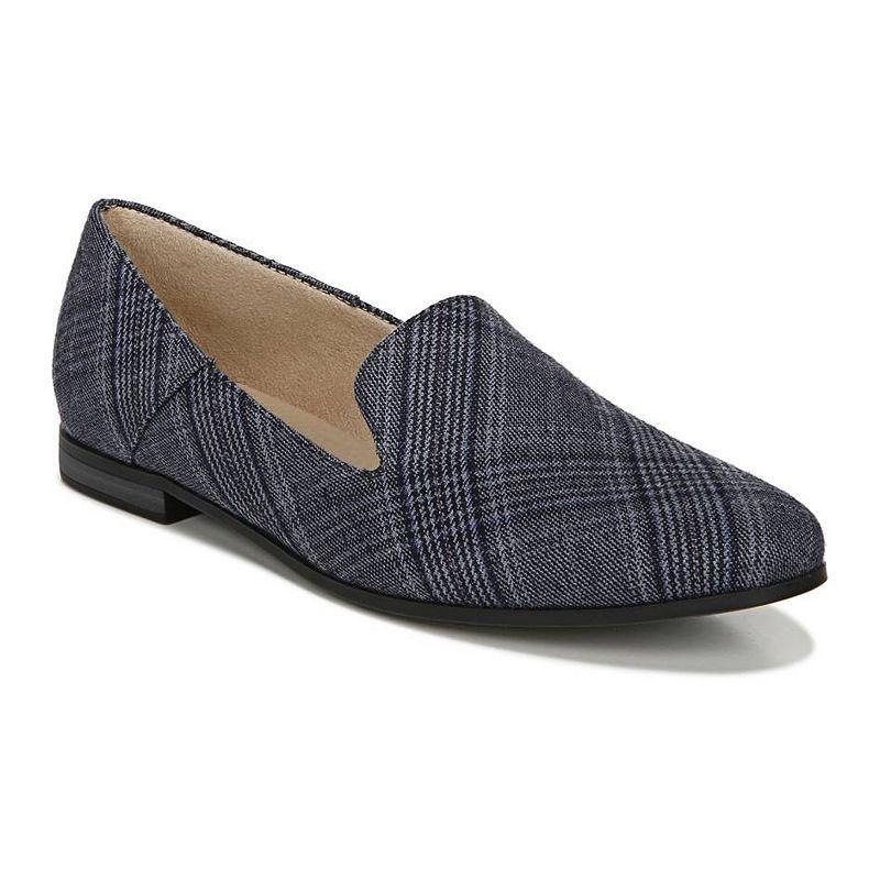 SOUL Naturalizer Janelle Womens Slip-on Flats Blue Plaid Product Image