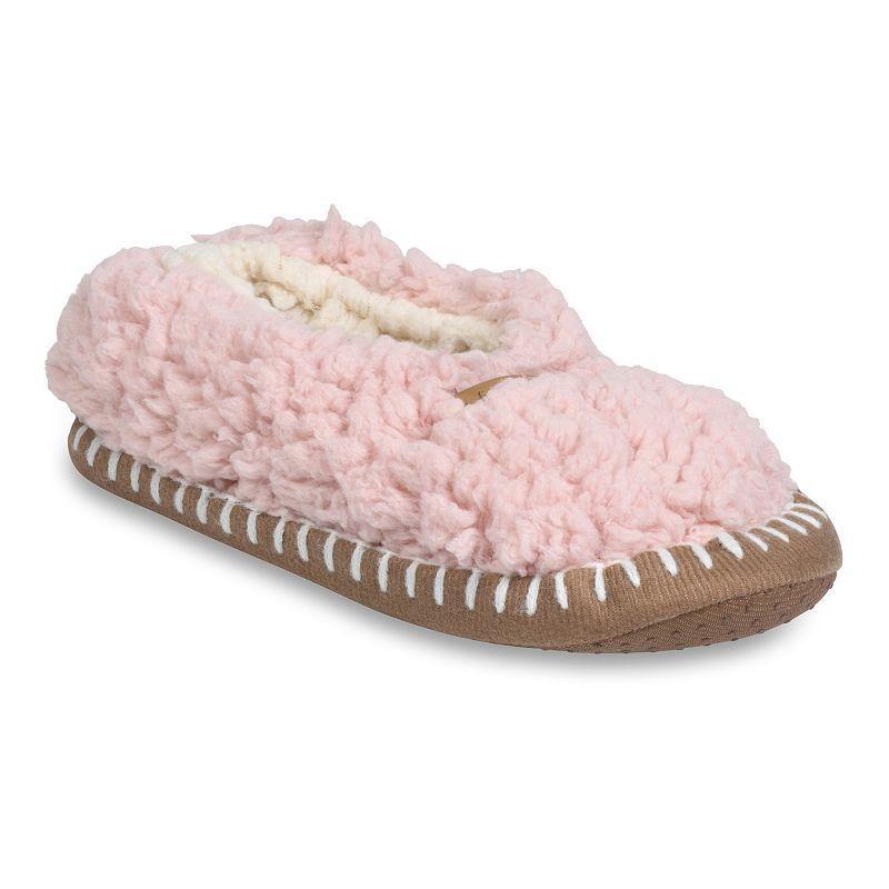 GaaHuu Faux Shearling Womens Moccasin Slippers Product Image