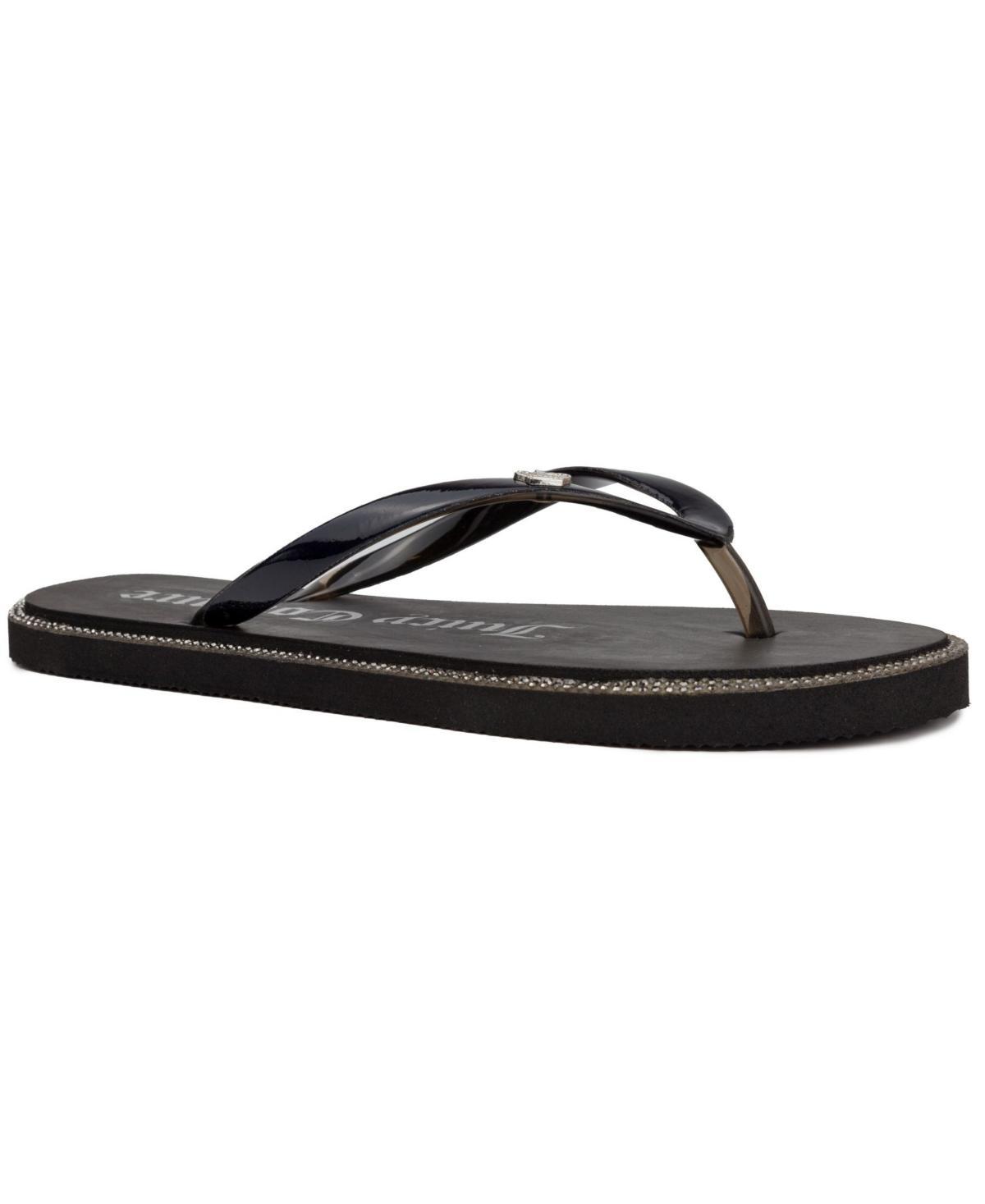 Juicy Couture Womens Sparks Flat Thong Sandals Product Image