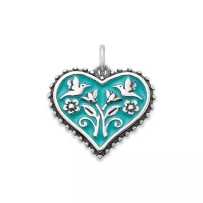 Enamel Hearts in Bloom Charm Product Image