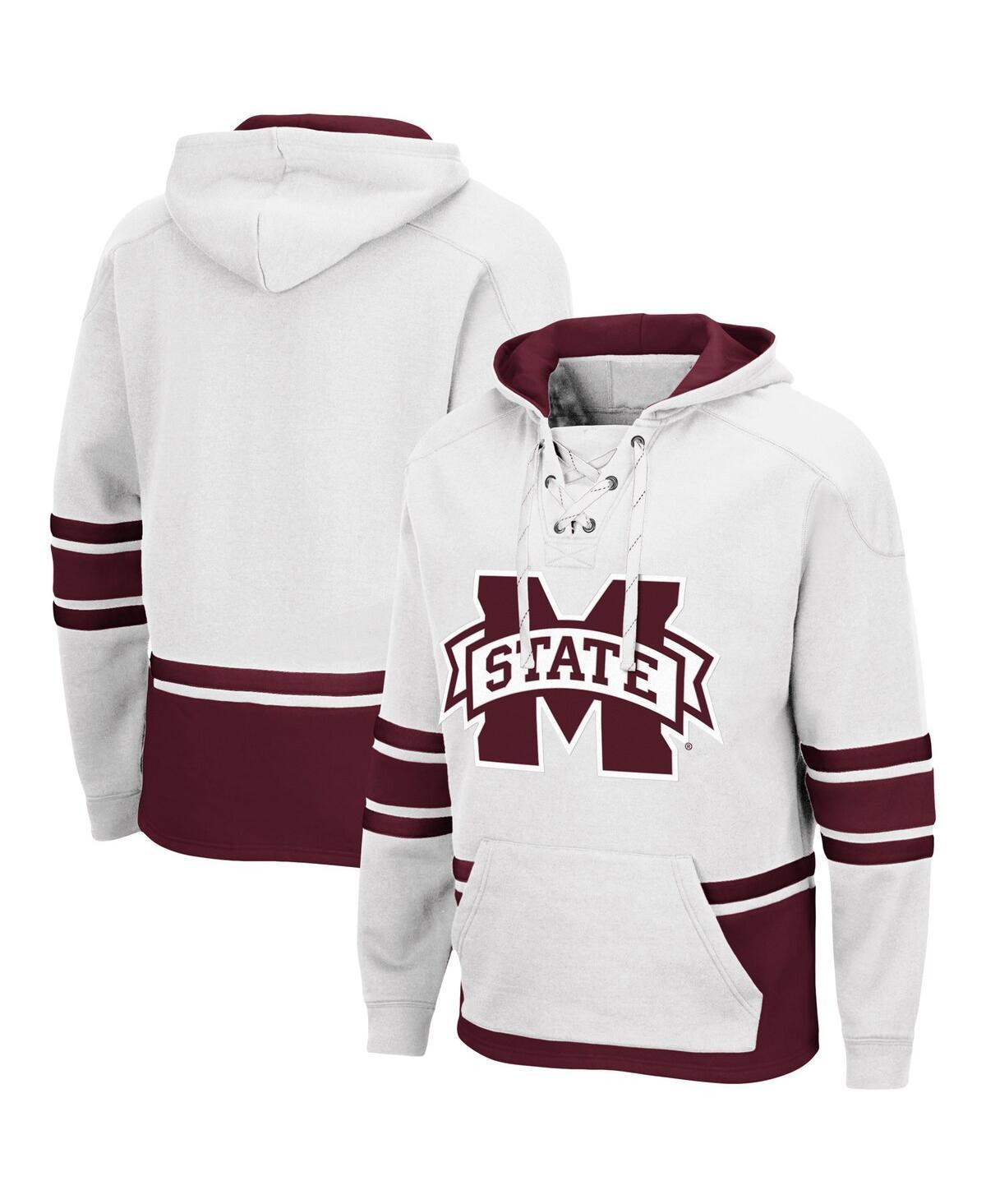 Mens Colosseum Maroon Mississippi State Bulldogs Lace Up 3.0 Pullover Hoodie Product Image