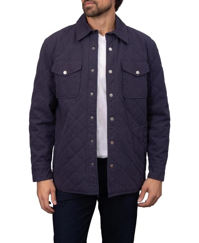 Bagatelle Homme Mens Quilted Snap-Front Shacket Product Image