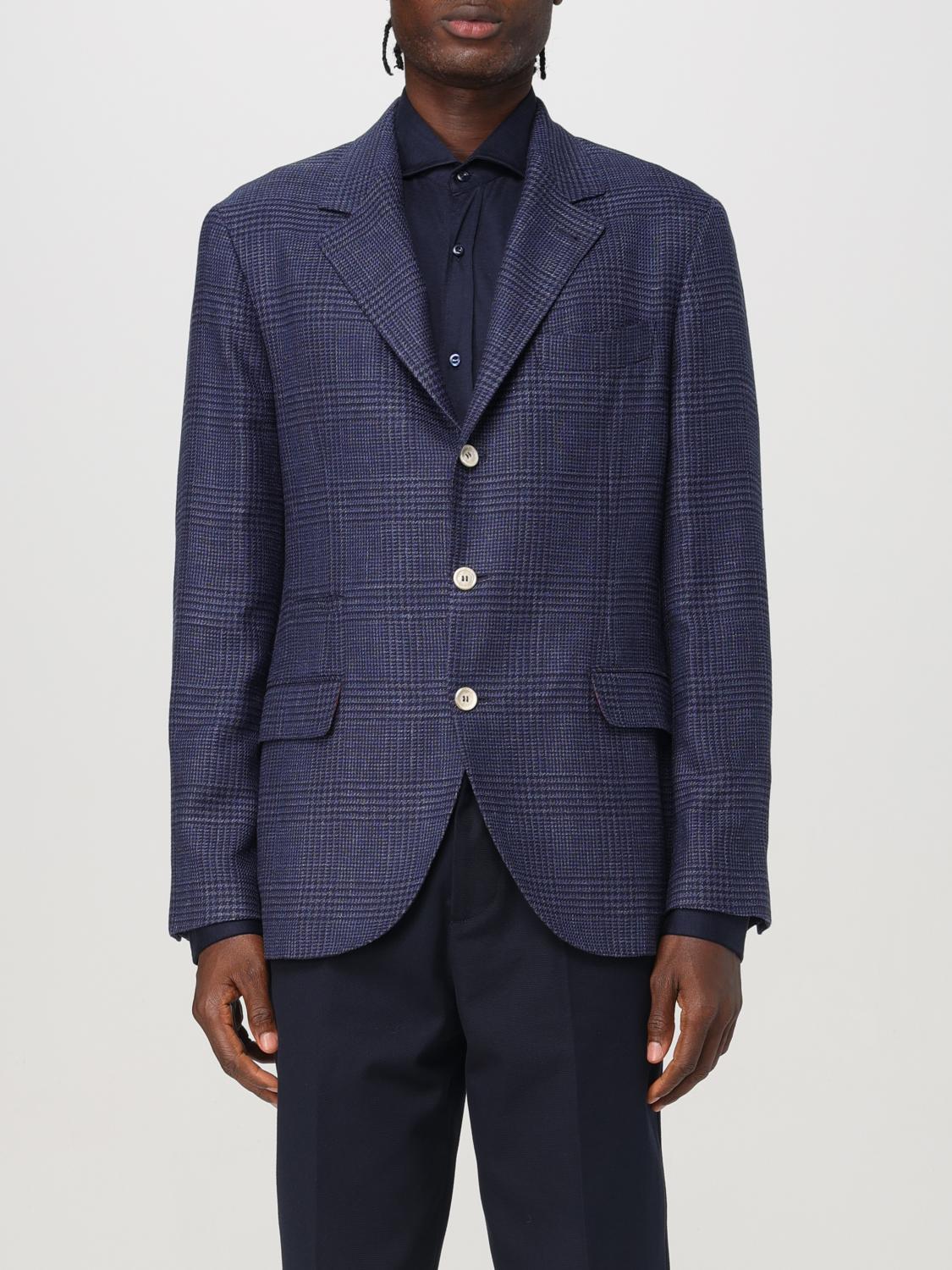 BRUNELLO CUCINELLI Jacket  Men Color Blue In Blau Product Image