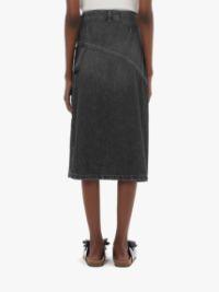 DENIM MIDI SKIRT in grey | JW Anderson US  Product Image