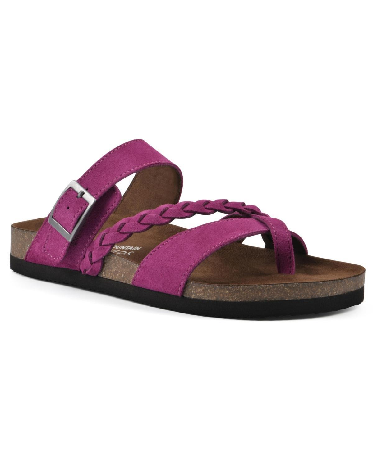 White Mountain Womens Hazy Footbed Sandals Product Image