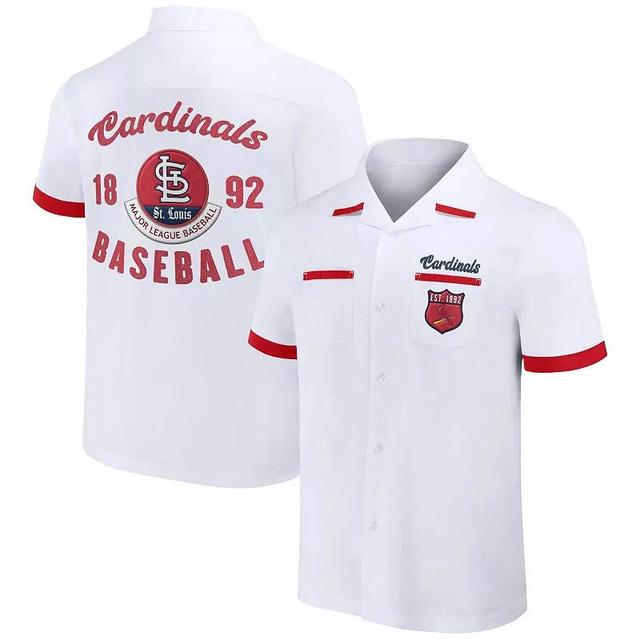 Mens Darius Rucker Collection by Fanatics St. Louis Cardinals Bowling Button-Up Shirt Product Image