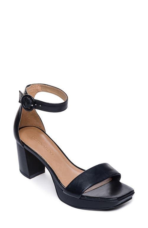 BERNARDO FOOTWEAR Carla Square Toed Ankle Strap Sandal Product Image