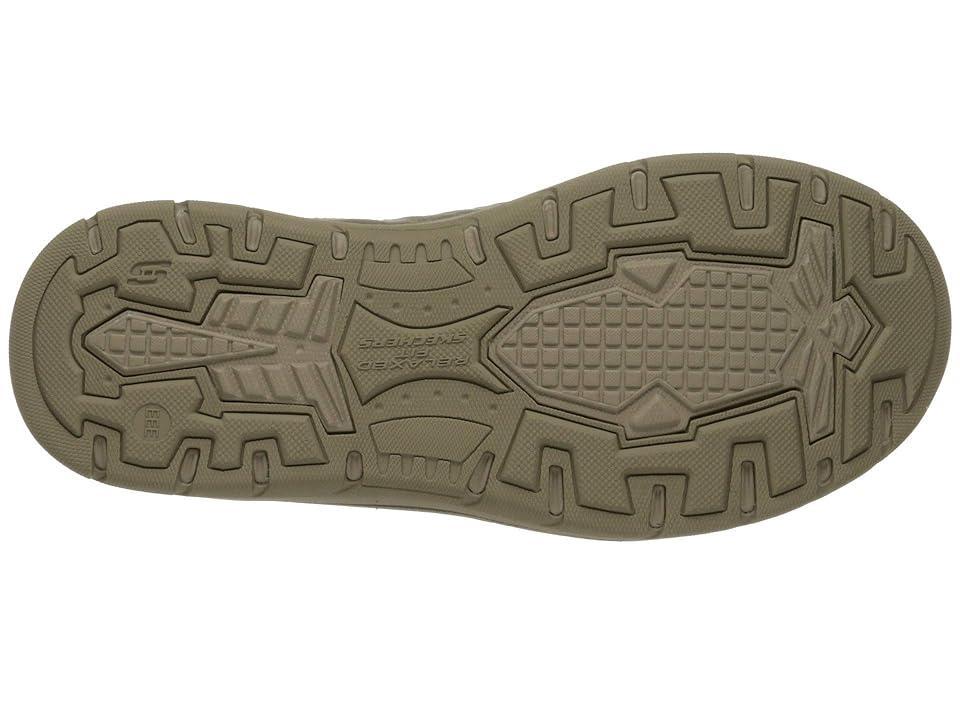 SKECHERS Expected - Avillo (Khaki Canvas/Suede) Men's Shoes Product Image