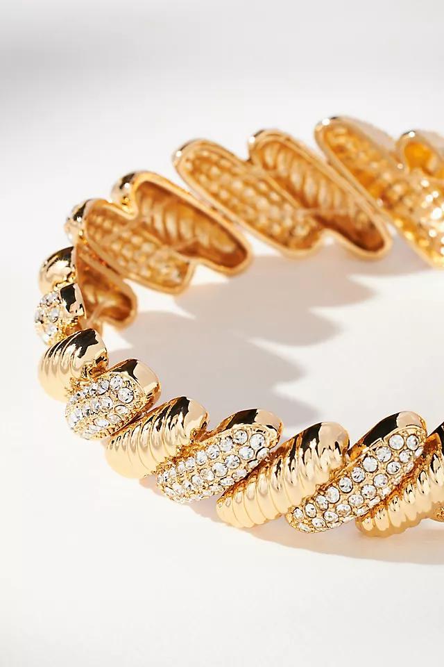 Pavé Ribbed Bracelet Product Image