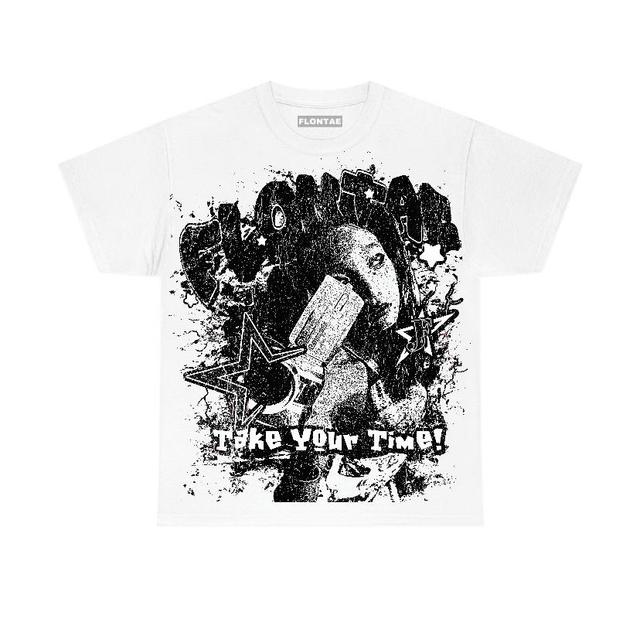 White Thunder 4s Flontae T-Shirt Be Patient Graphic Product Image