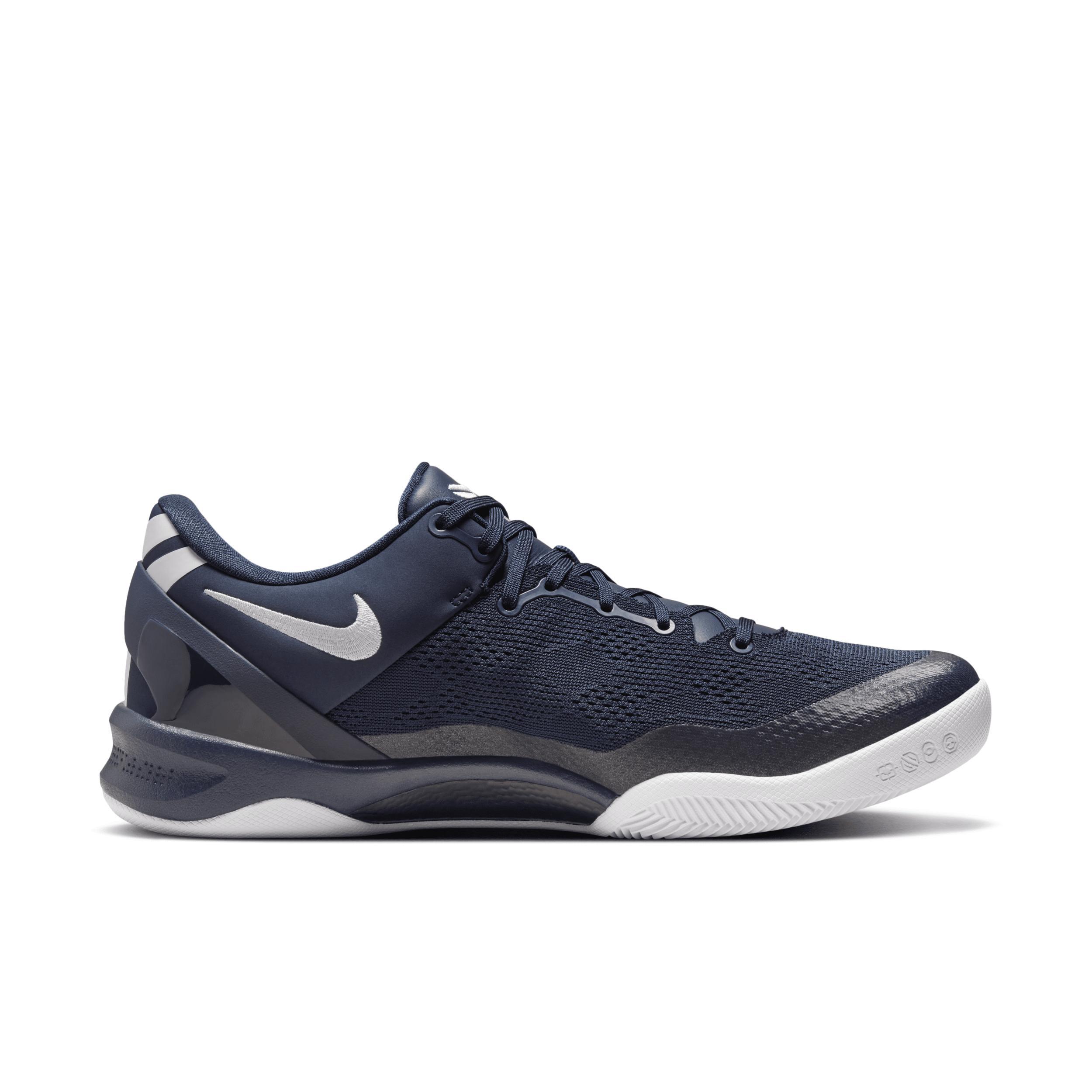 Nike Mens Kobe 8 - Shoes Colege Navy/White Product Image