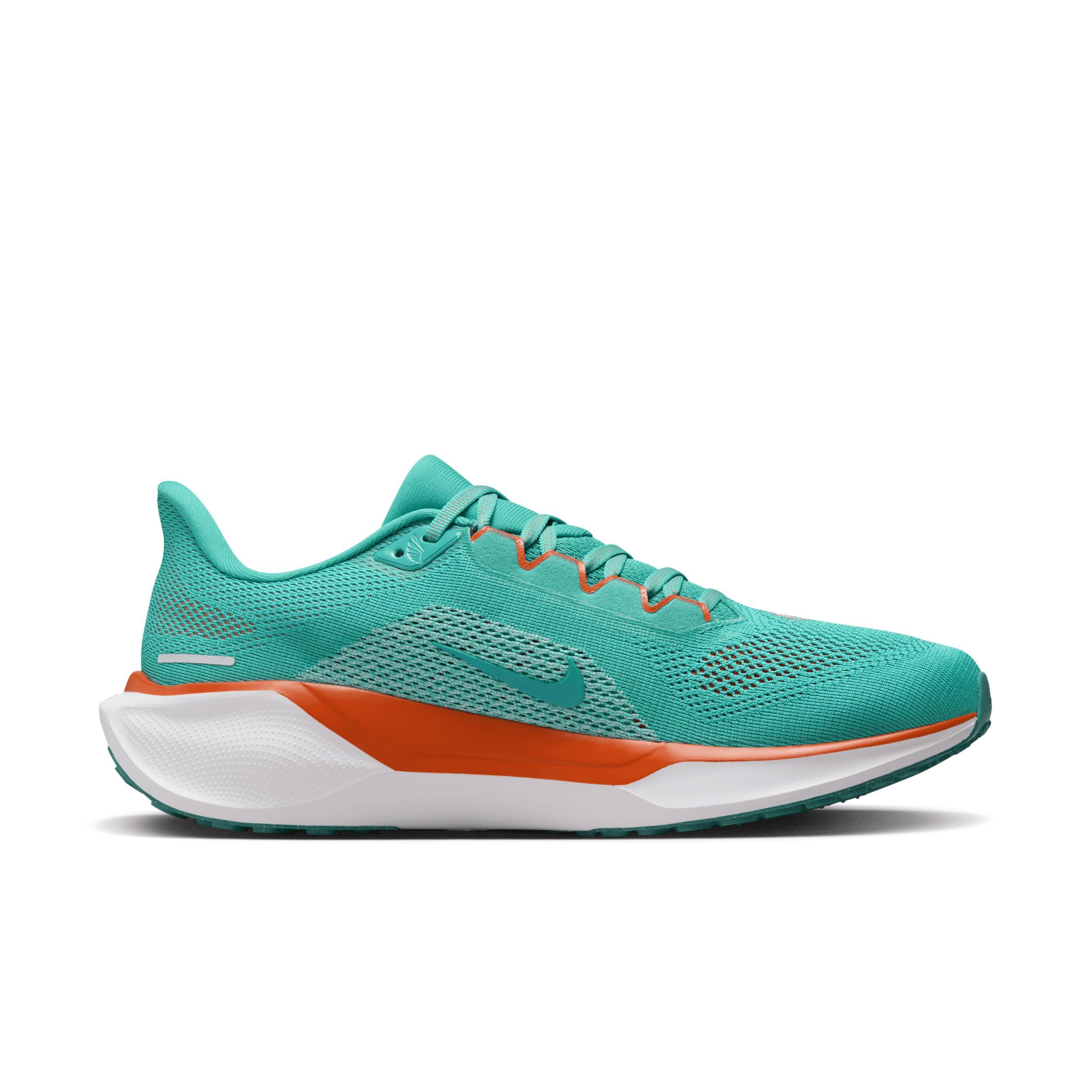 Nike Men's Pegasus 41 NFL Miami Dolphins Road Running Shoes Product Image