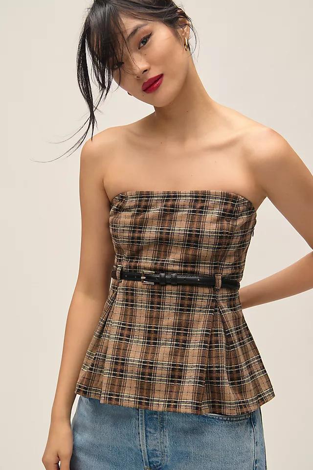 Maeve Button-Front Tube Top Product Image