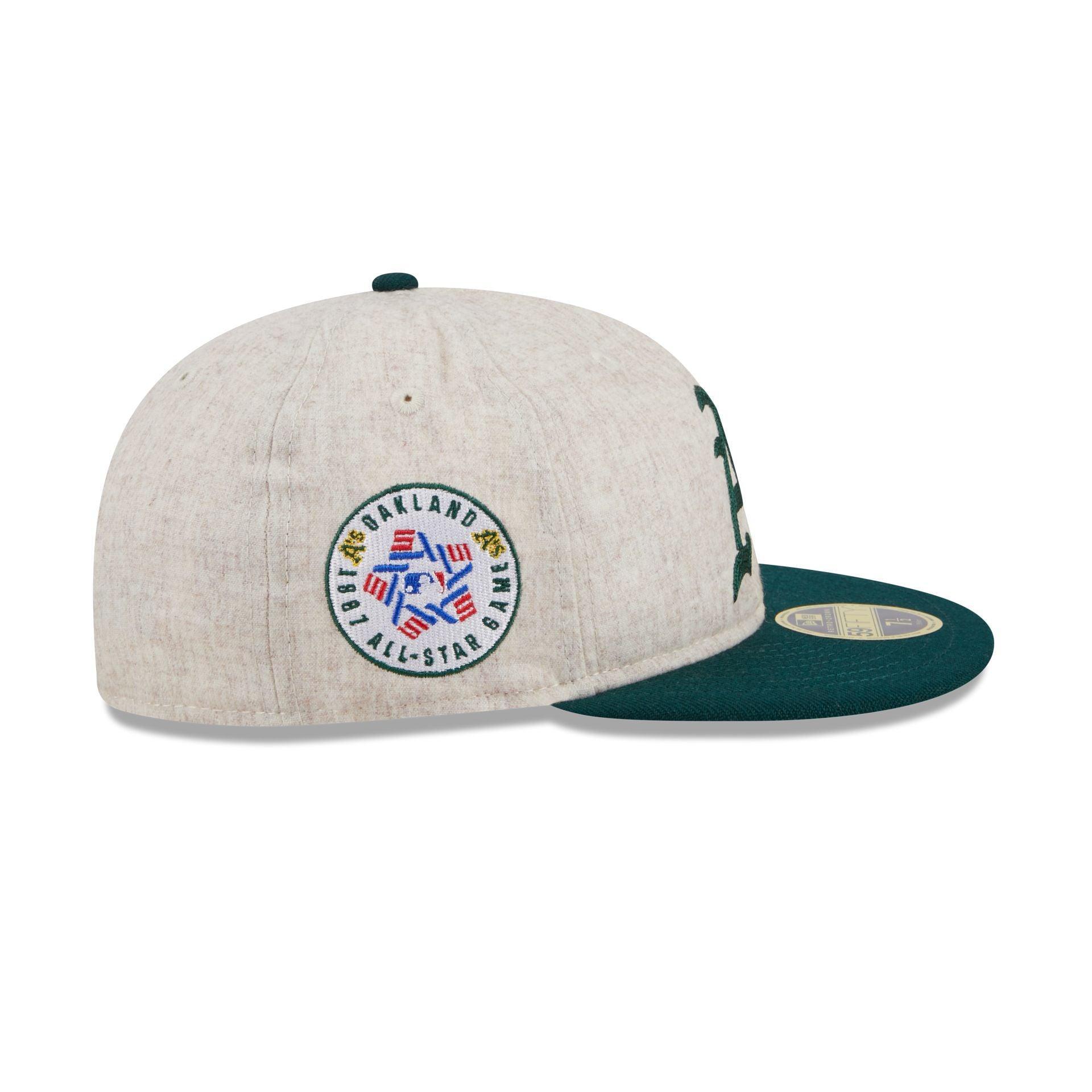 Oakland Athletics Melton Wool Retro Crown 59FIFTY Fitted Hat Male Product Image