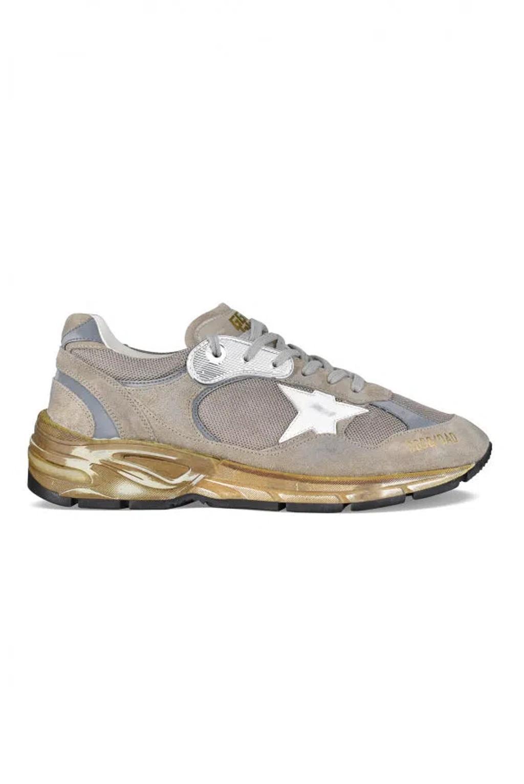 GOLDEN GOOSE Running Dad Sneakers In Cream Product Image