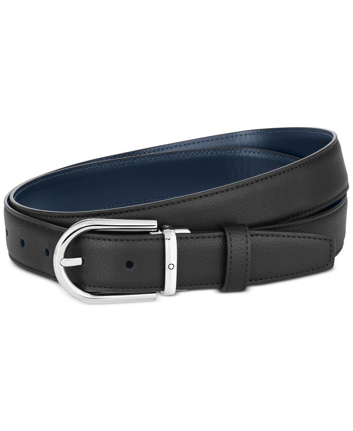 Montblanc Reversible Horseshoe Buckle Leather Belt Product Image