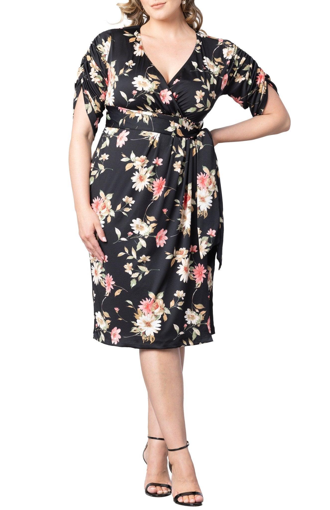 Eden Faux Wrap Dress - Plus Product Image