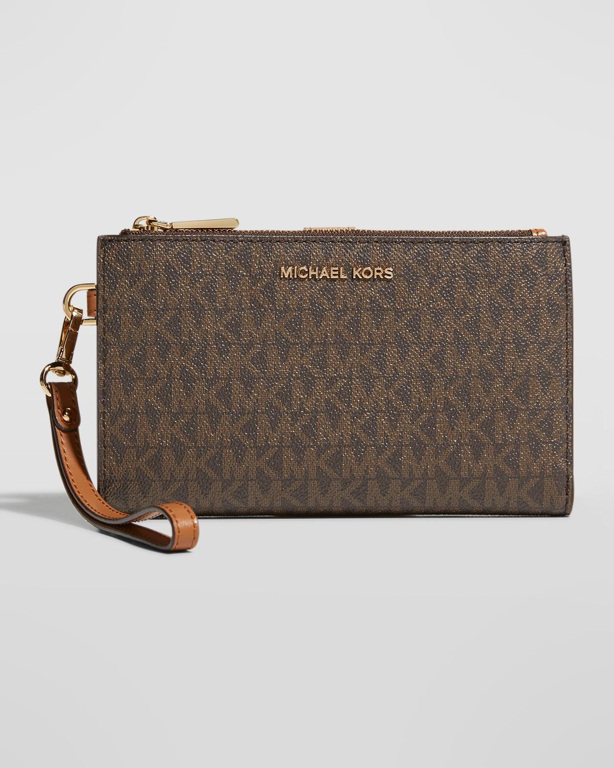 Michael Kors Signature Logo Jet Set Double Zip Wristlet Product Image