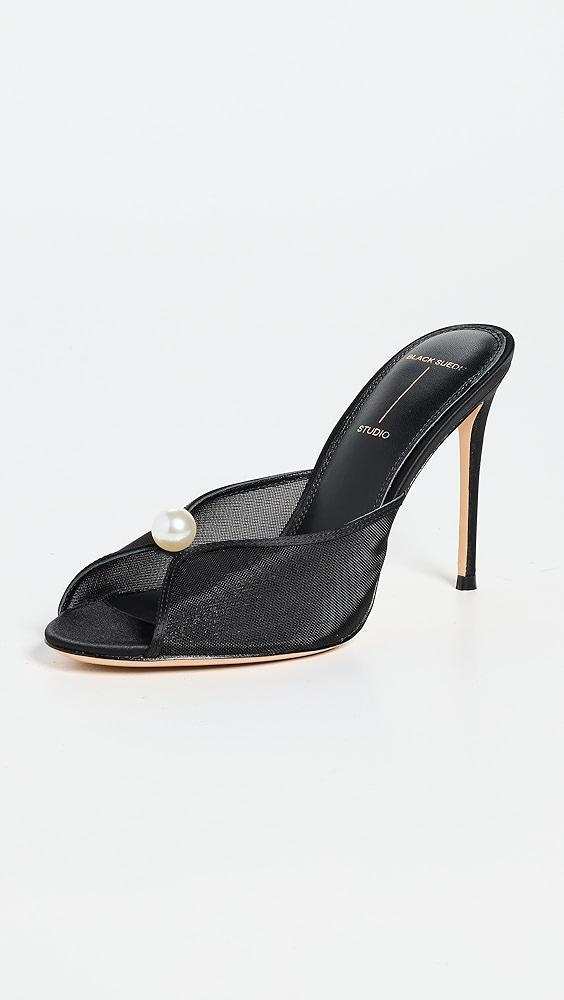 Black Suede Studio Sadie 100 Sandals | Shopbop Product Image