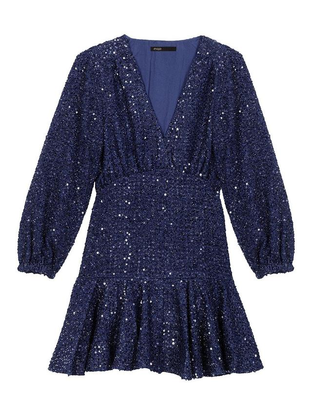 Womens Short Sequin Dress Product Image