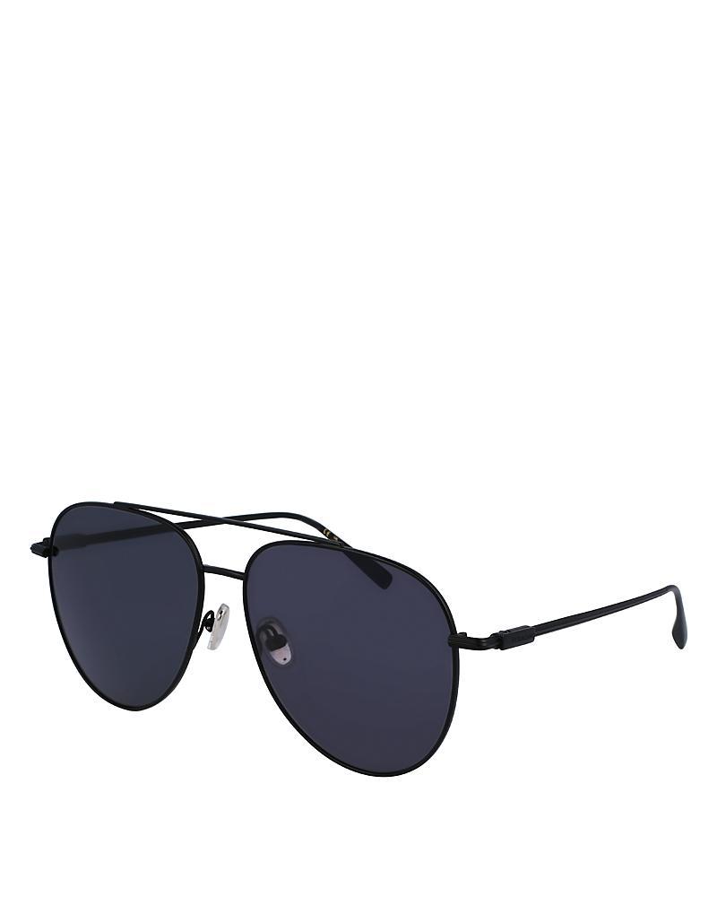 FERRAGAMO Gancini Evolution 61mm Aviator Sunglasses Product Image