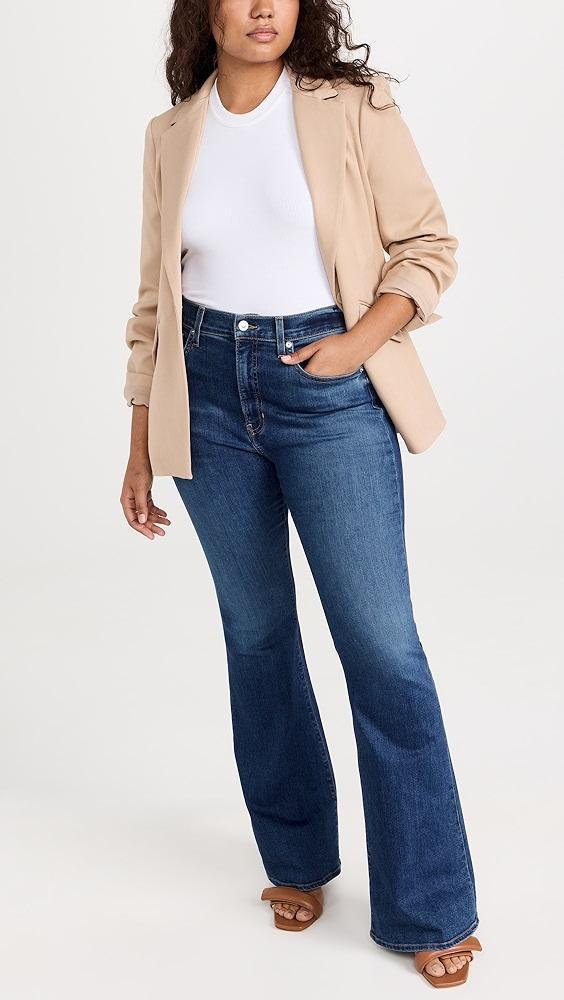 Veronica Beard Jean Beverly High Rise Skinny Flare Jeans | Shopbop Product Image