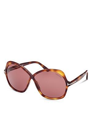 TOM FORD Rosemin 64mm Gradient Oversize Butterfly Sunglasses Product Image