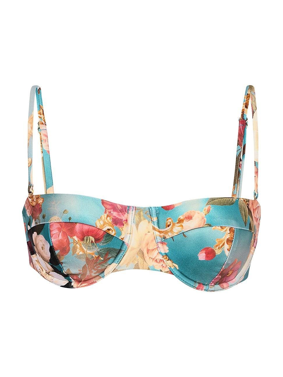 Womens Rococo Roses Alexandria Underwire Bikini Top Product Image