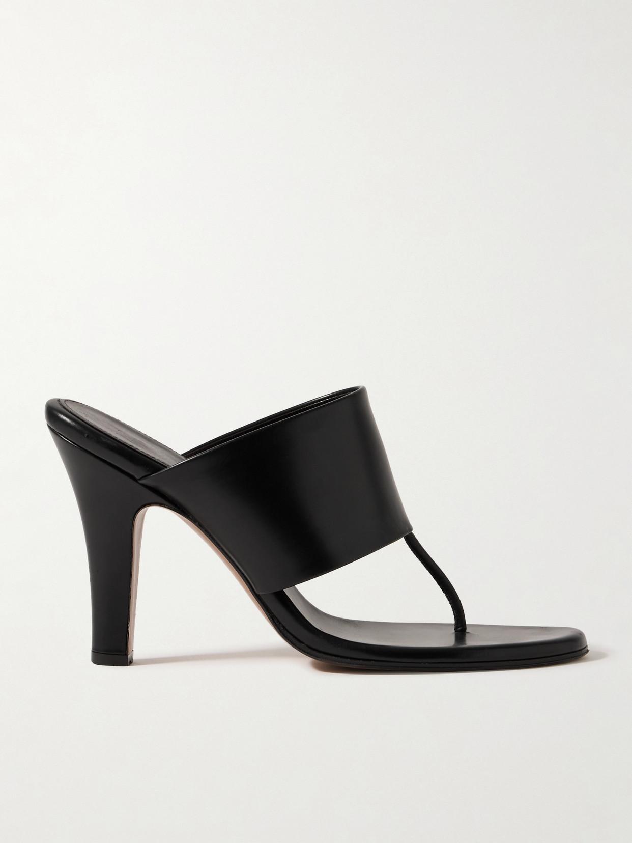 THE ROW Sandals In Black Product Image