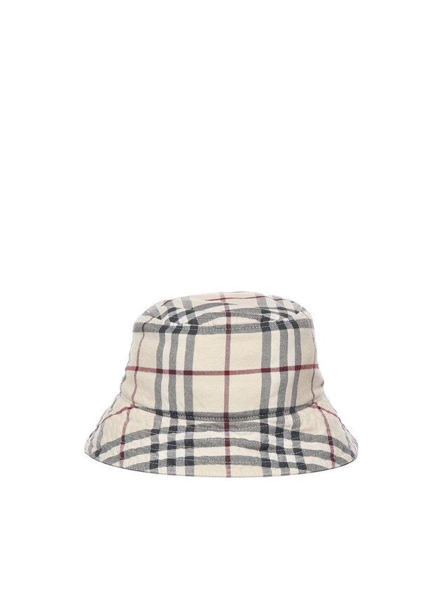 Checked Bucket Hat In Multi Product Image