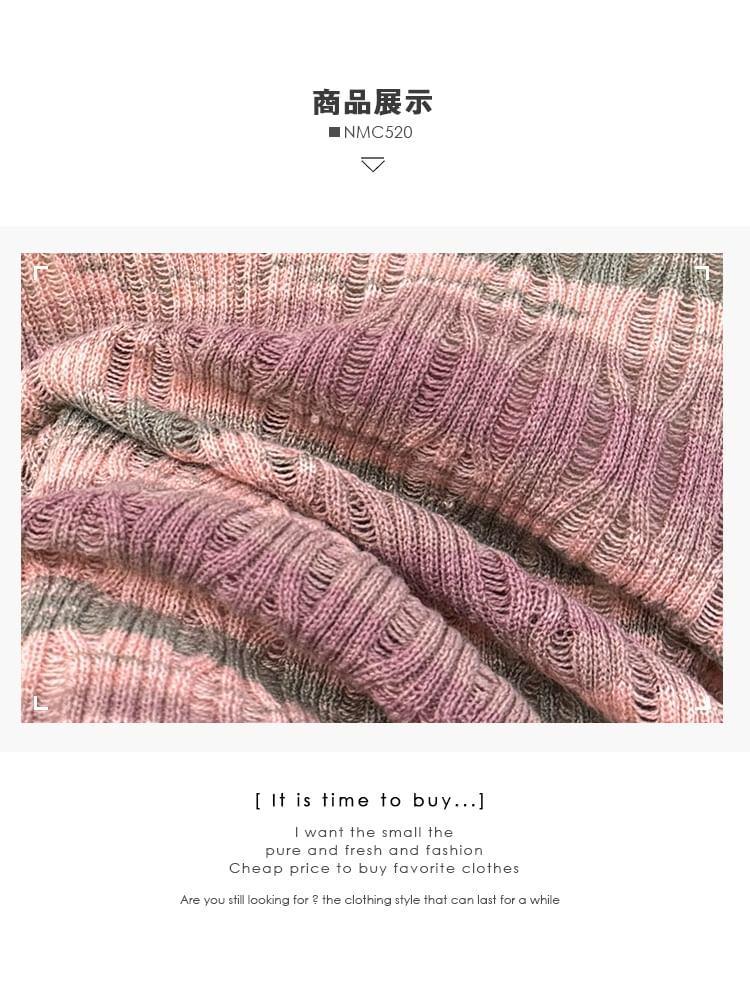 Striped Knit Top Product Image