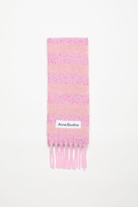 Stripe alpaca scarf - Narrow Product Image