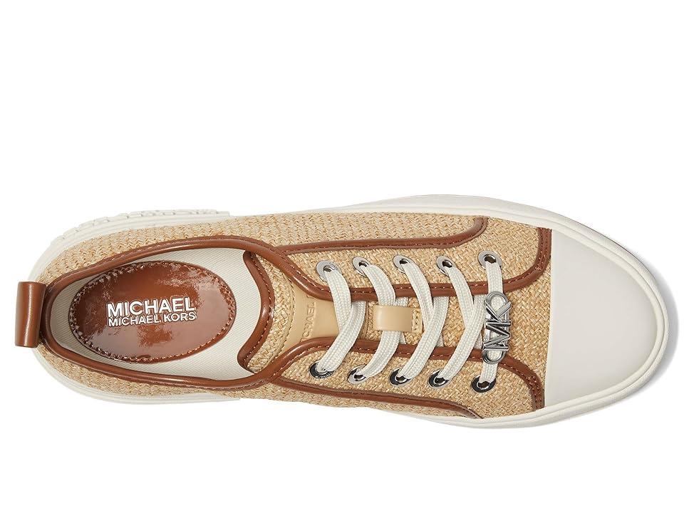 MICHAEL Michael Kors Evy Lace Up (Natural/Luggage) Women's Shoes Product Image