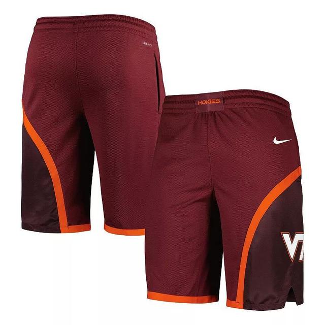 Mens Nike Maroon Virginia Tech Hokies Replica Performance Basketball Shorts Product Image