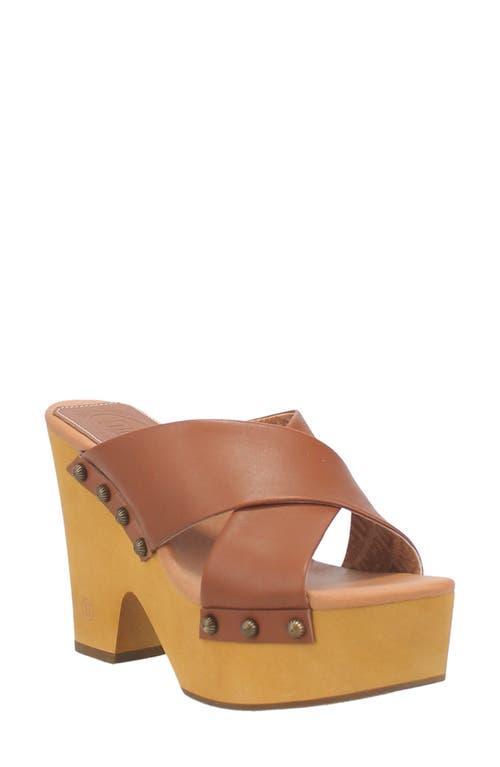 Dingo Driftwood Platform Wedge Sandal Product Image