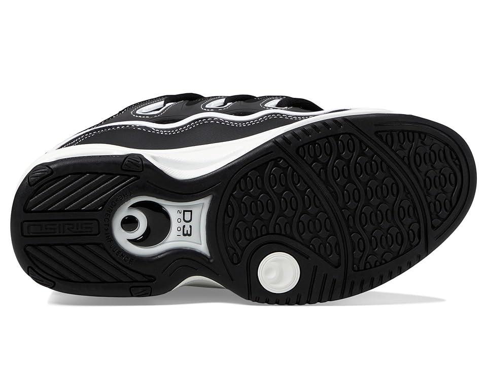 Osiris D3 2001 Black/White Multi Snake 1) Men's Skate Shoes Product Image