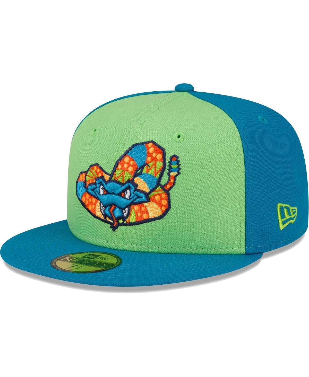 Mens New Era Green Wisconsin Timber Rattlers Copa De La Diversion 59FIFTY Fitted Hat Product Image