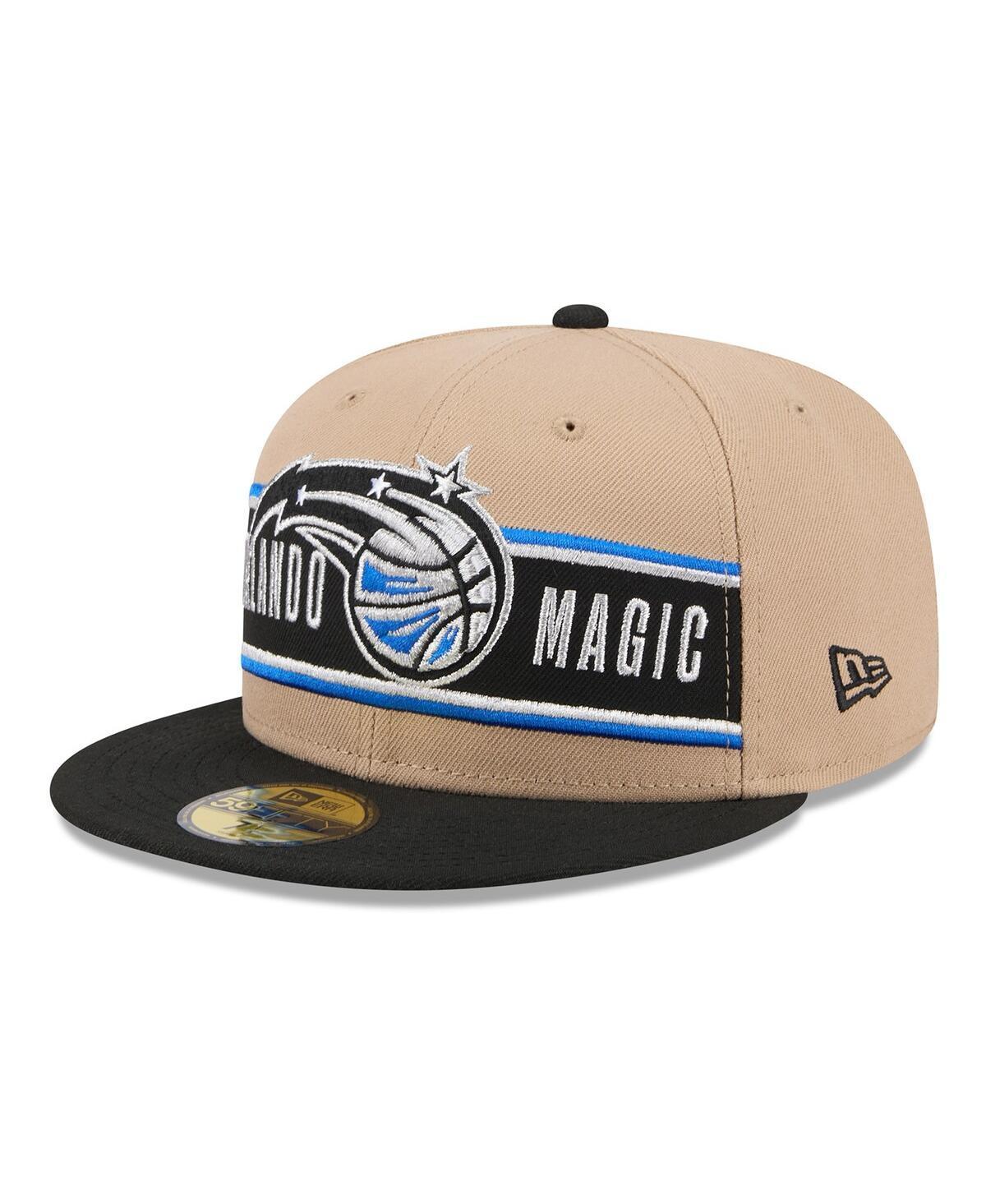 Mens New Era Tan/Black Orlando Magic 2024 NBA Draft 59FIFTY Fitted Hat Product Image